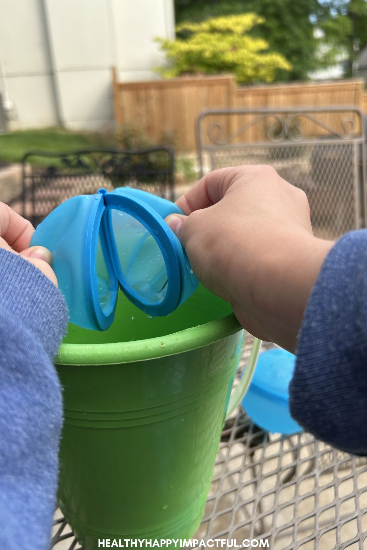 fill the bucket easy water balloon games