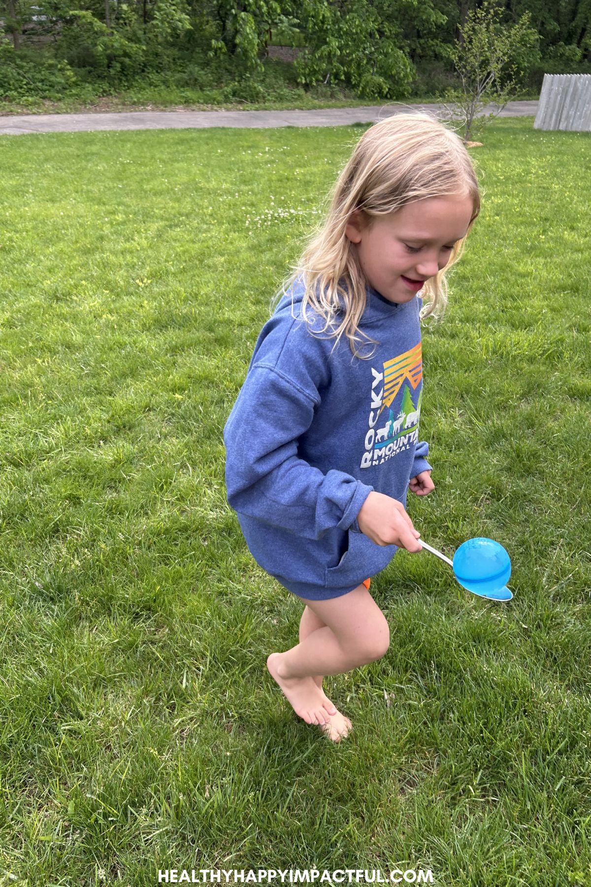 water balloon spoon relay