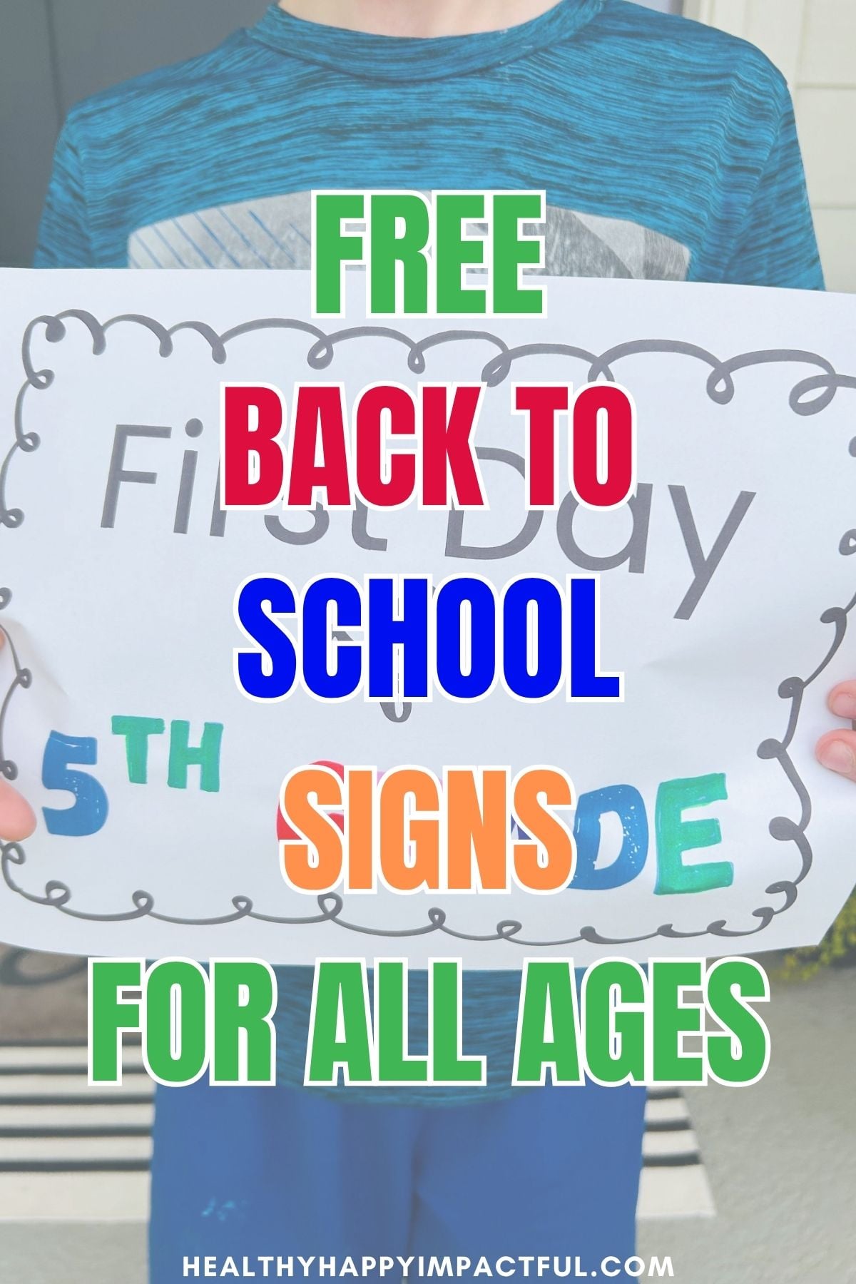 free back to school signs