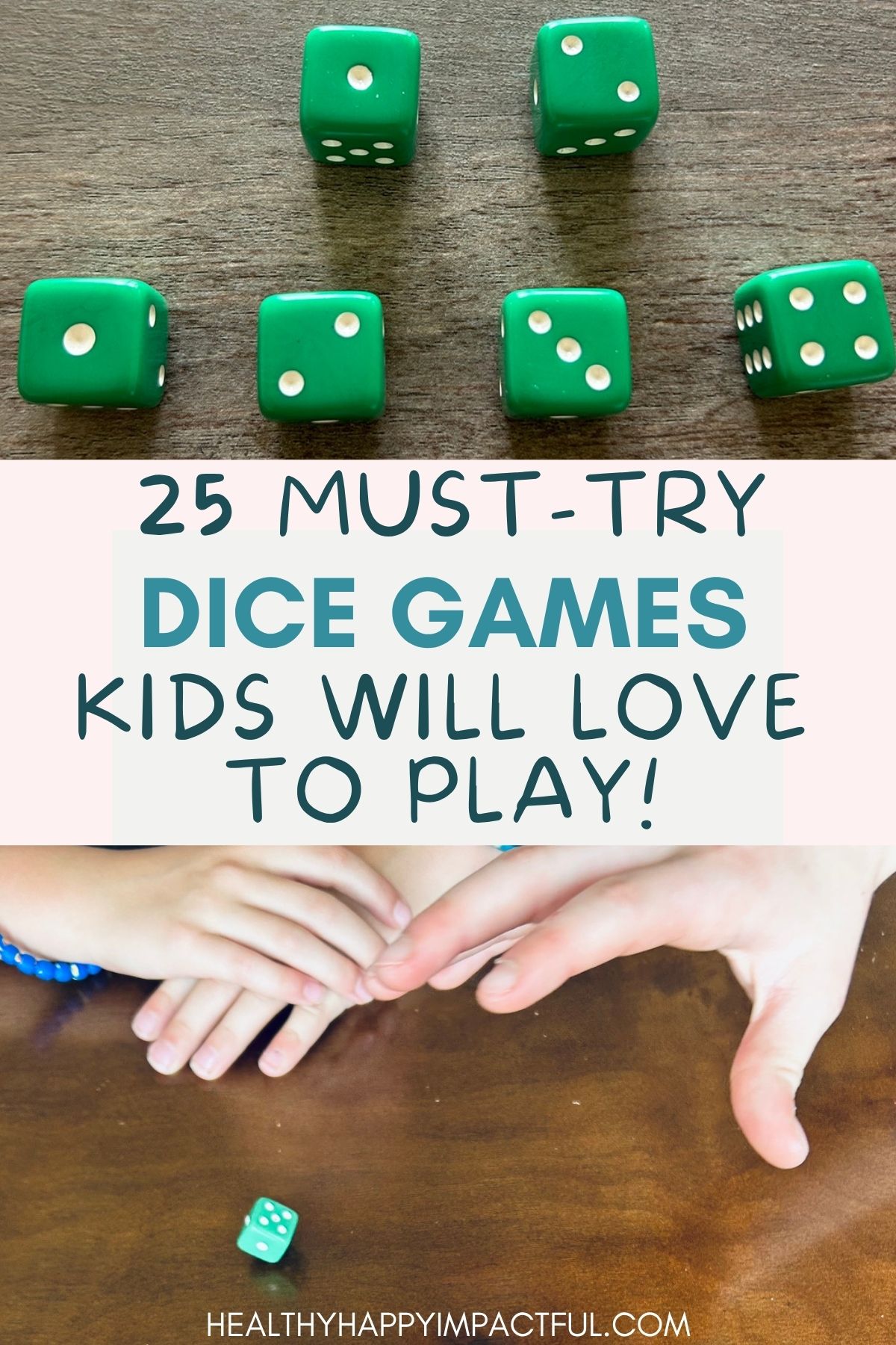 dice games for kids