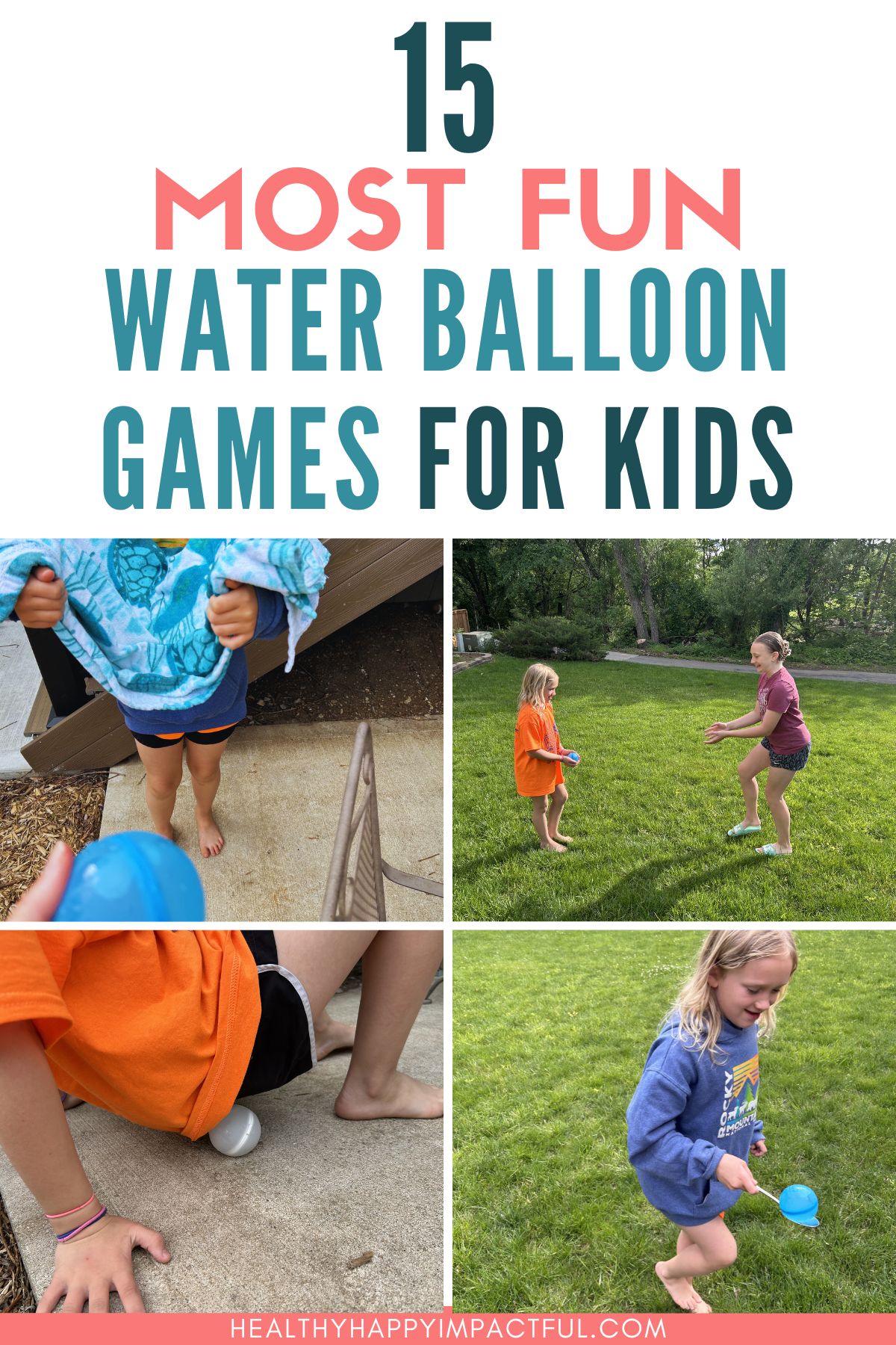 most fun kids water balloon games