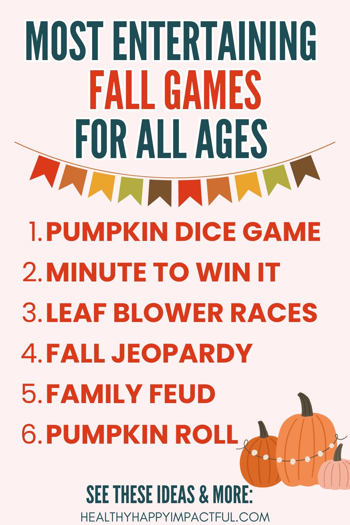 best fall games for classroom parties, family nights, and youth group at church