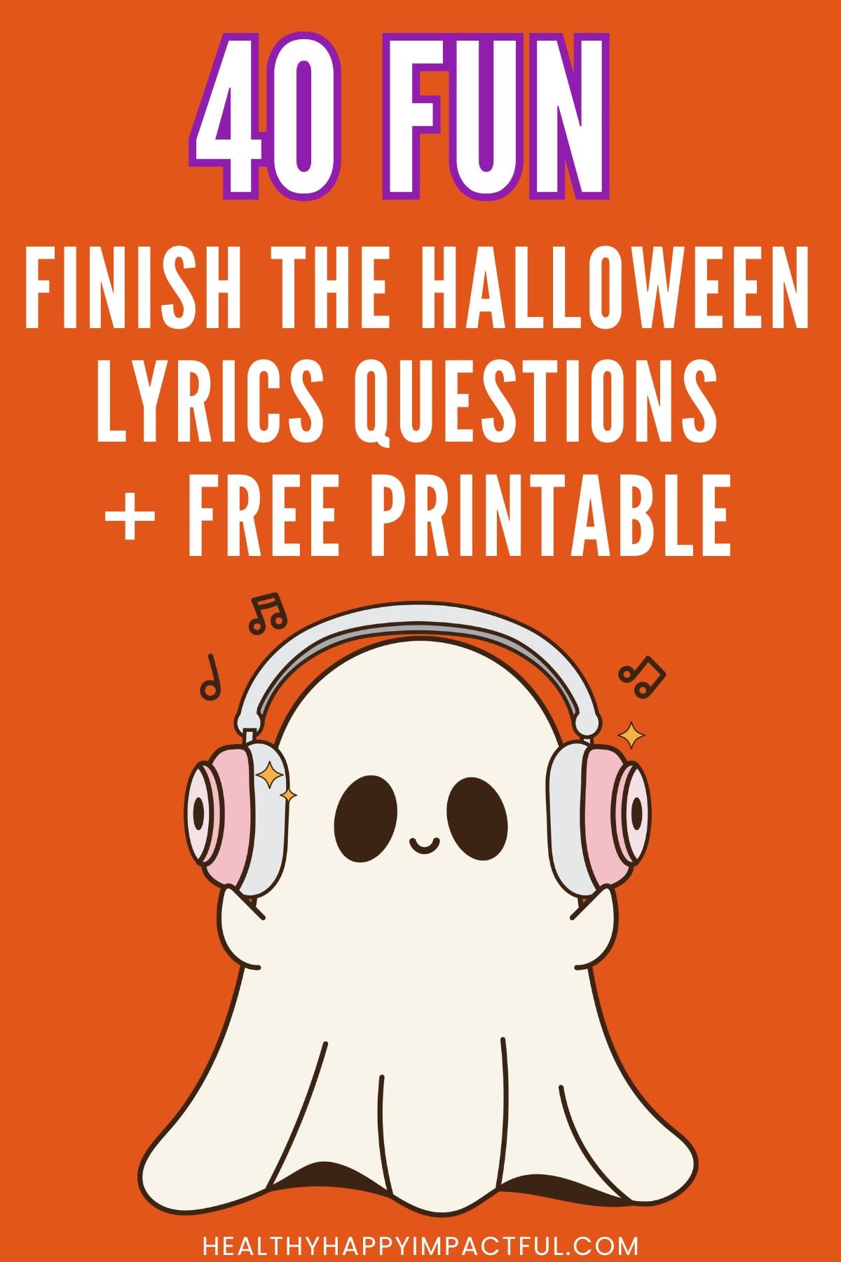 finish the halloween lyrics song game