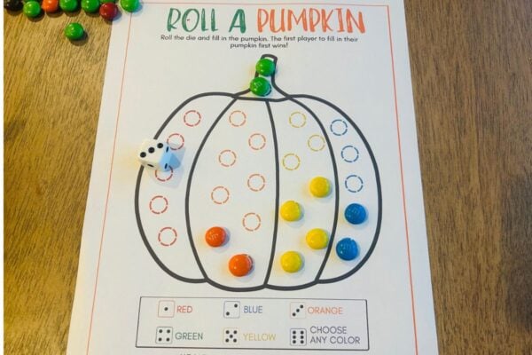 roll a pumpkin dice game