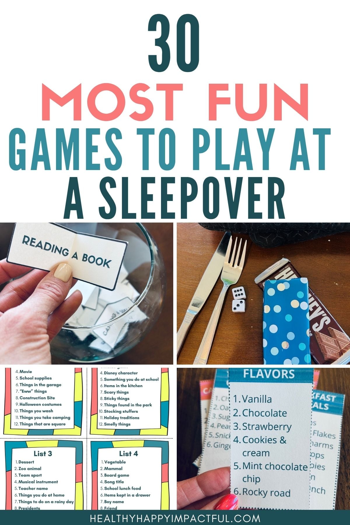 sleepover games and ideas to play for kids and teens
