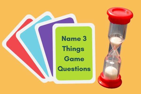 five second rule game, name 3 things game featured image