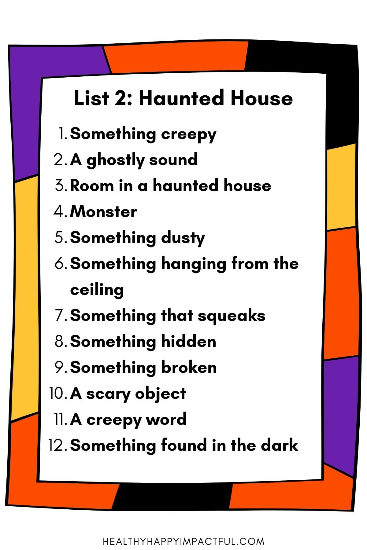 halloween categories scattergories game
