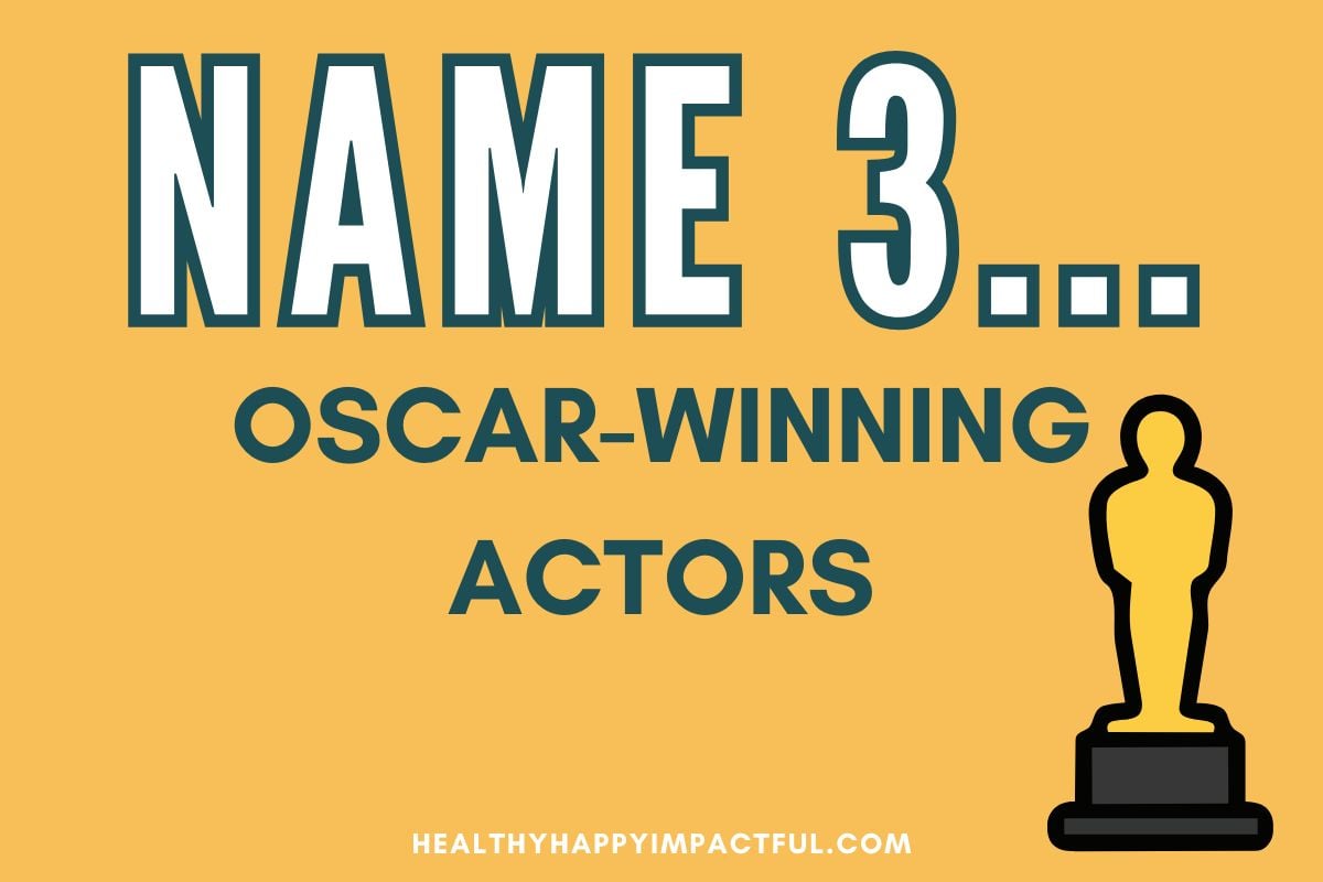 Name 3 things in 5 seconds rule game for kids, teens, adults