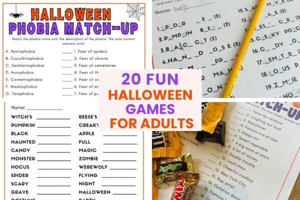 fun Halloween party games for adults
