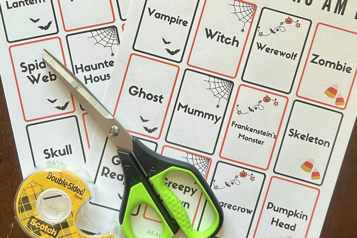 Halloween Guess Who Game, Halloween Guess Who Game Cards, Free Printable Halloween Game For Kids