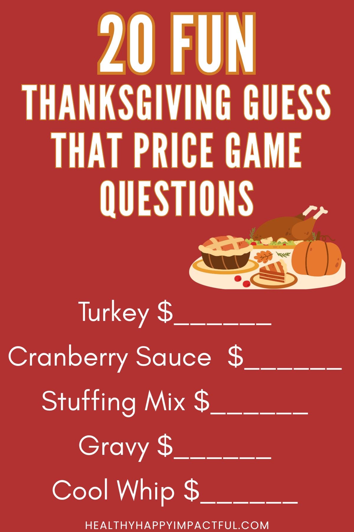 Thanksgiving guess that price