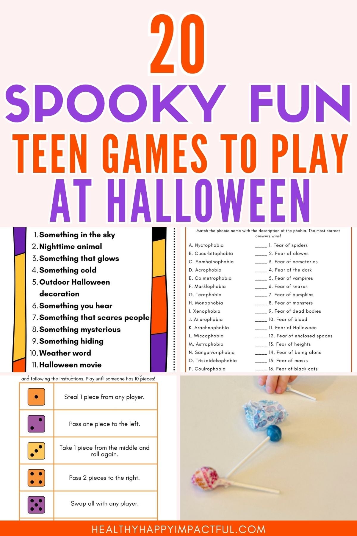 halloween games for teeens to play; ideas; parties; fun