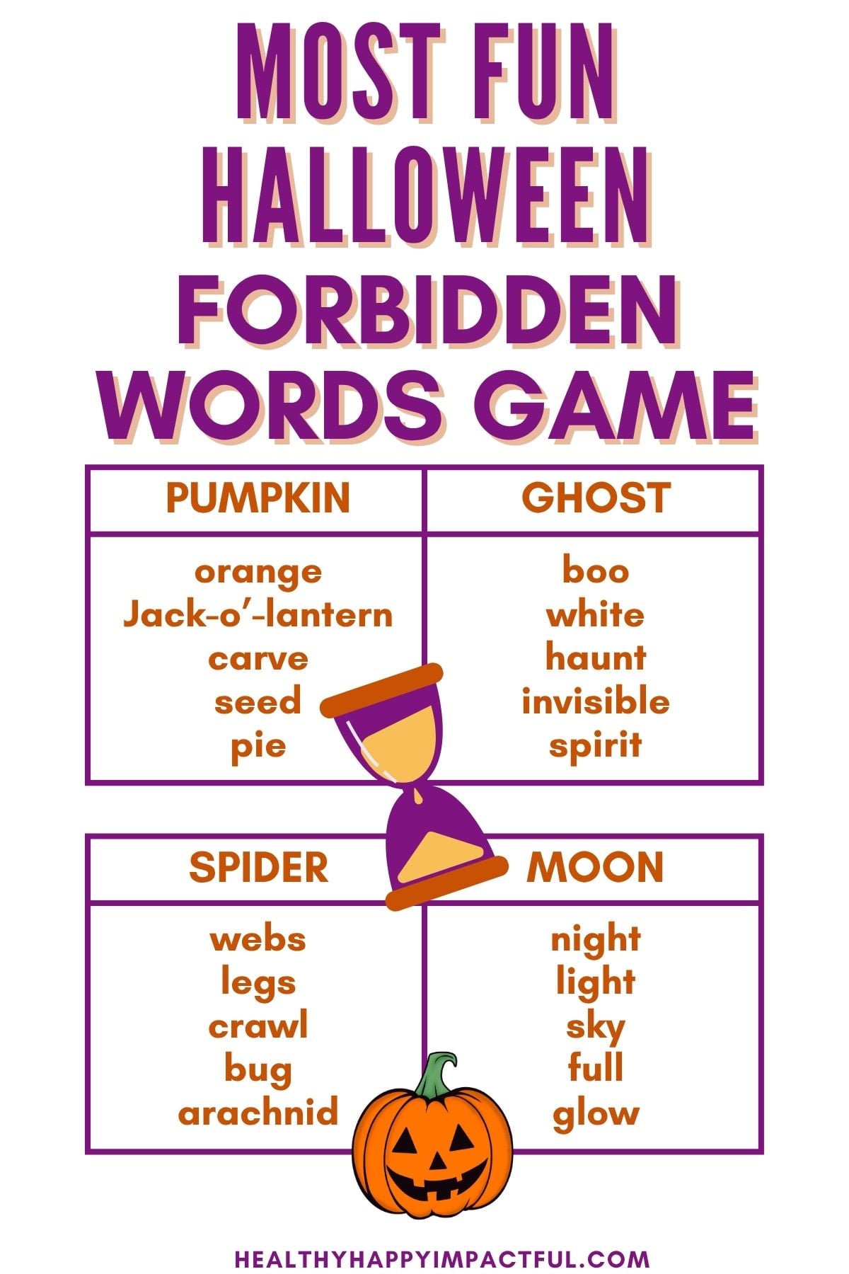 Halloween taboo game activities pdf cards