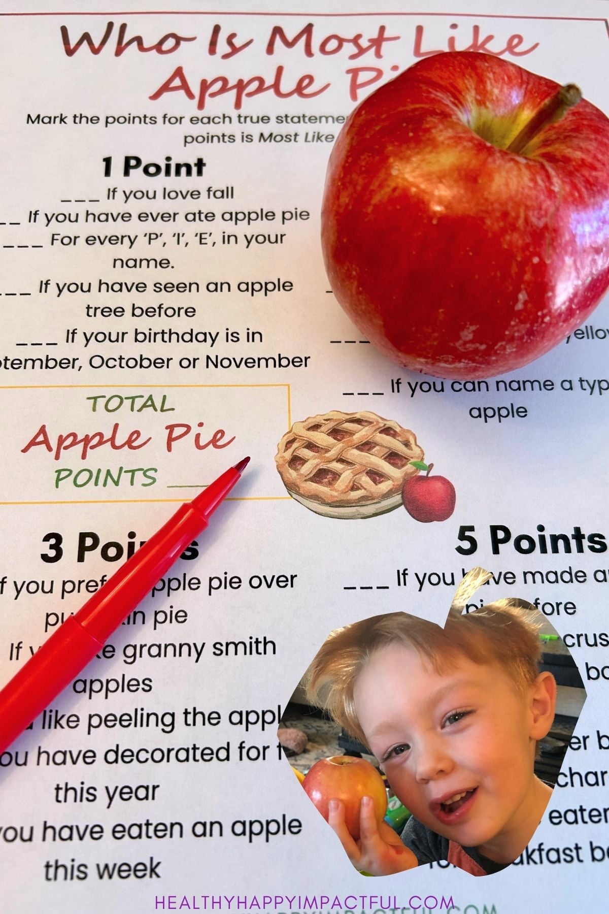 free printable apple pie game