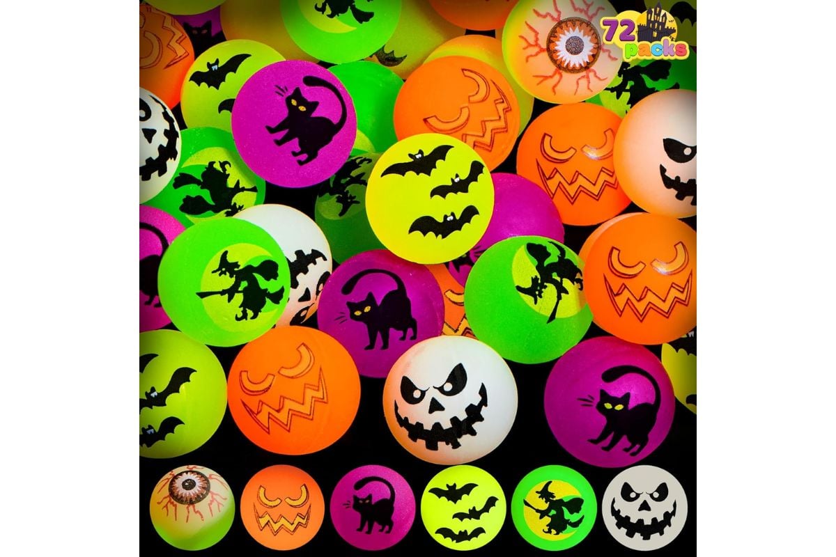 Halloween bouncy balls