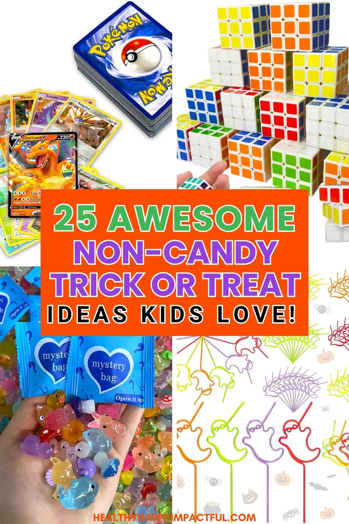 non candy trick or treat ideas to hand out for kids