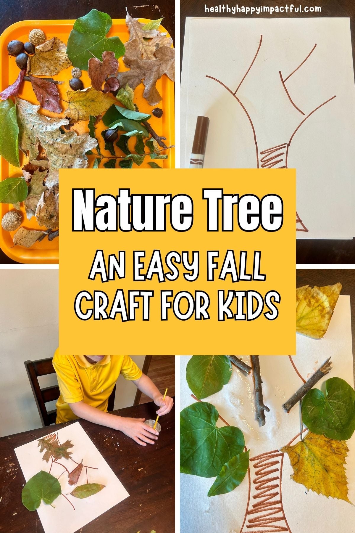 nature tree fall craft for kids