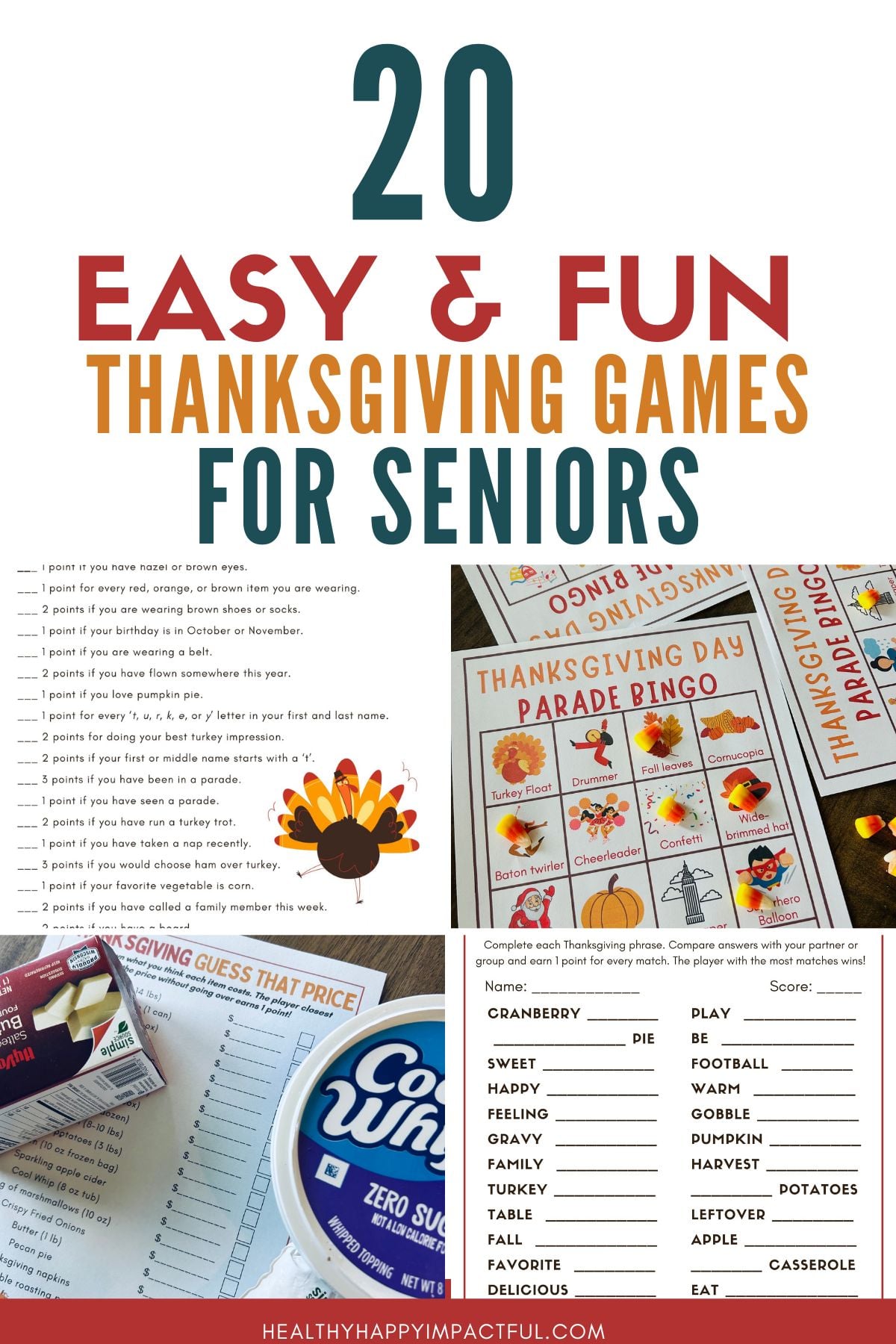 best games for seniors this Thanksgiving Day