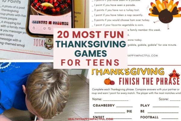 fun Thanksgiving games for teens