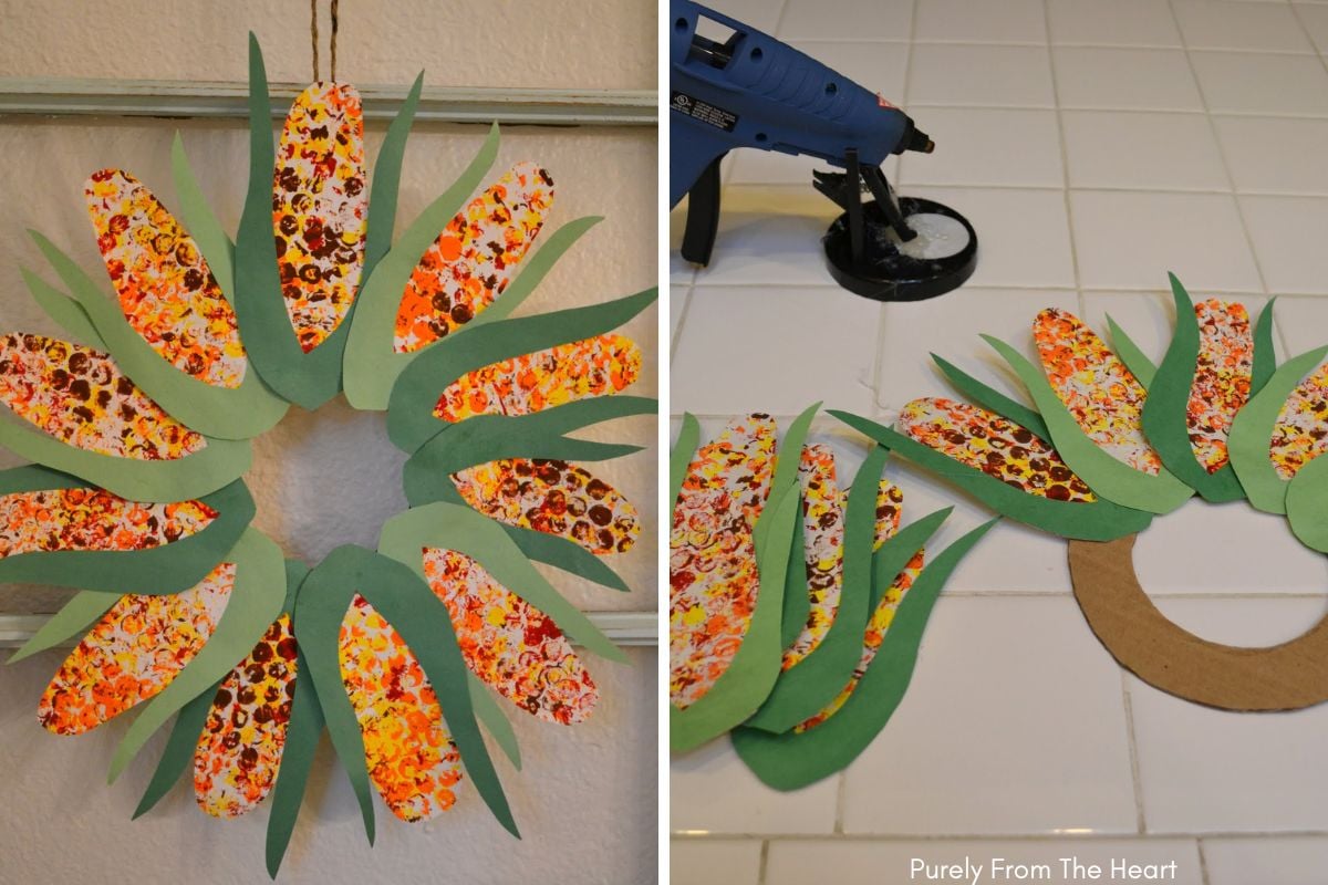 corn dot craft for kids