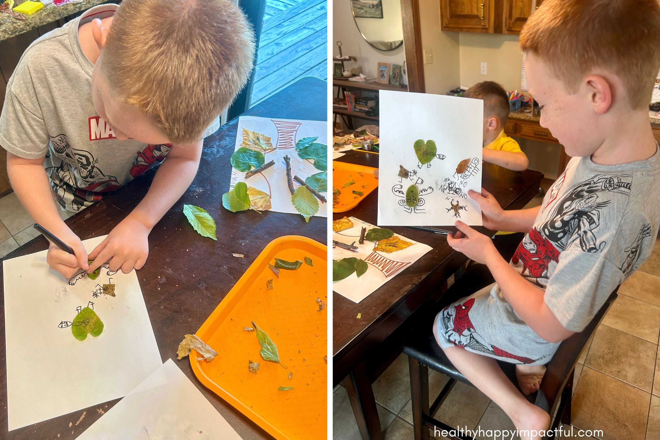 leaf buddies thanksgiving kids craft