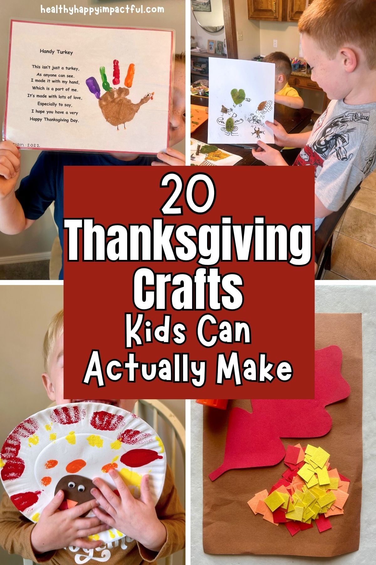 20 Simple Thanksgiving Crafts Kids Can Actually Make This Holiday
