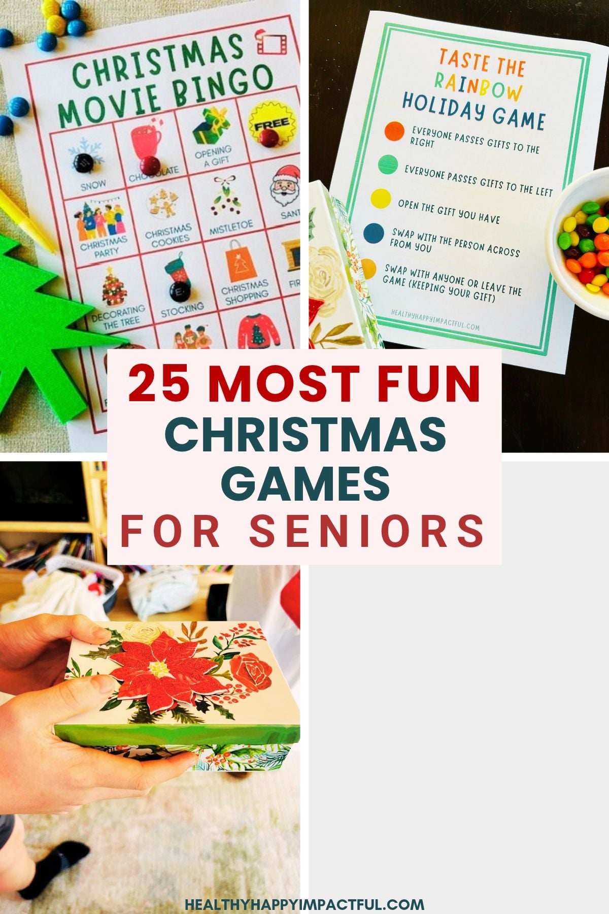 Christmas games seniors and adults will love