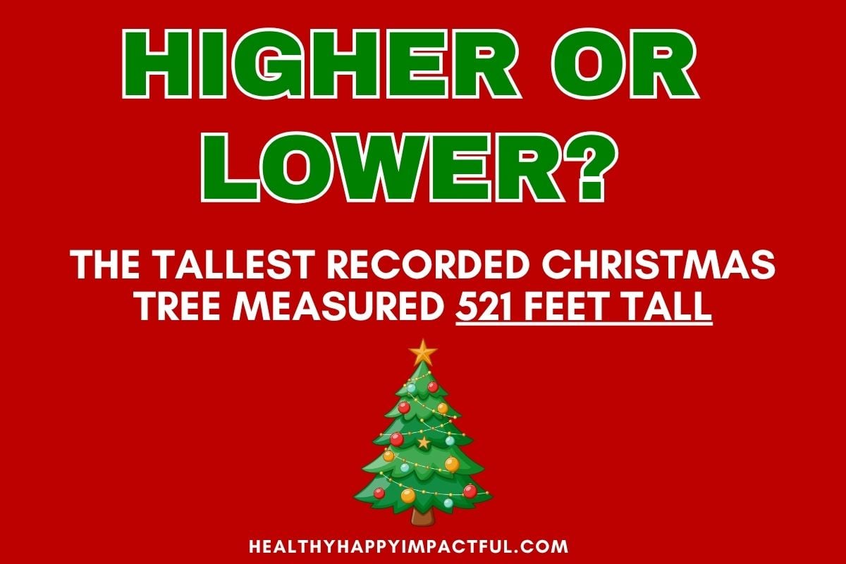 Christmas trivia higher or lower questions and answers