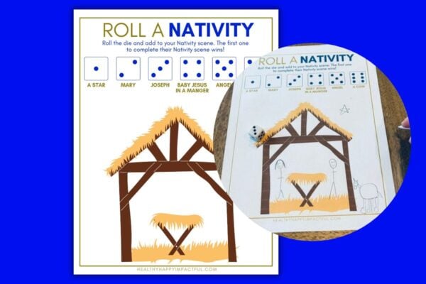 roll a nativity scene dice game