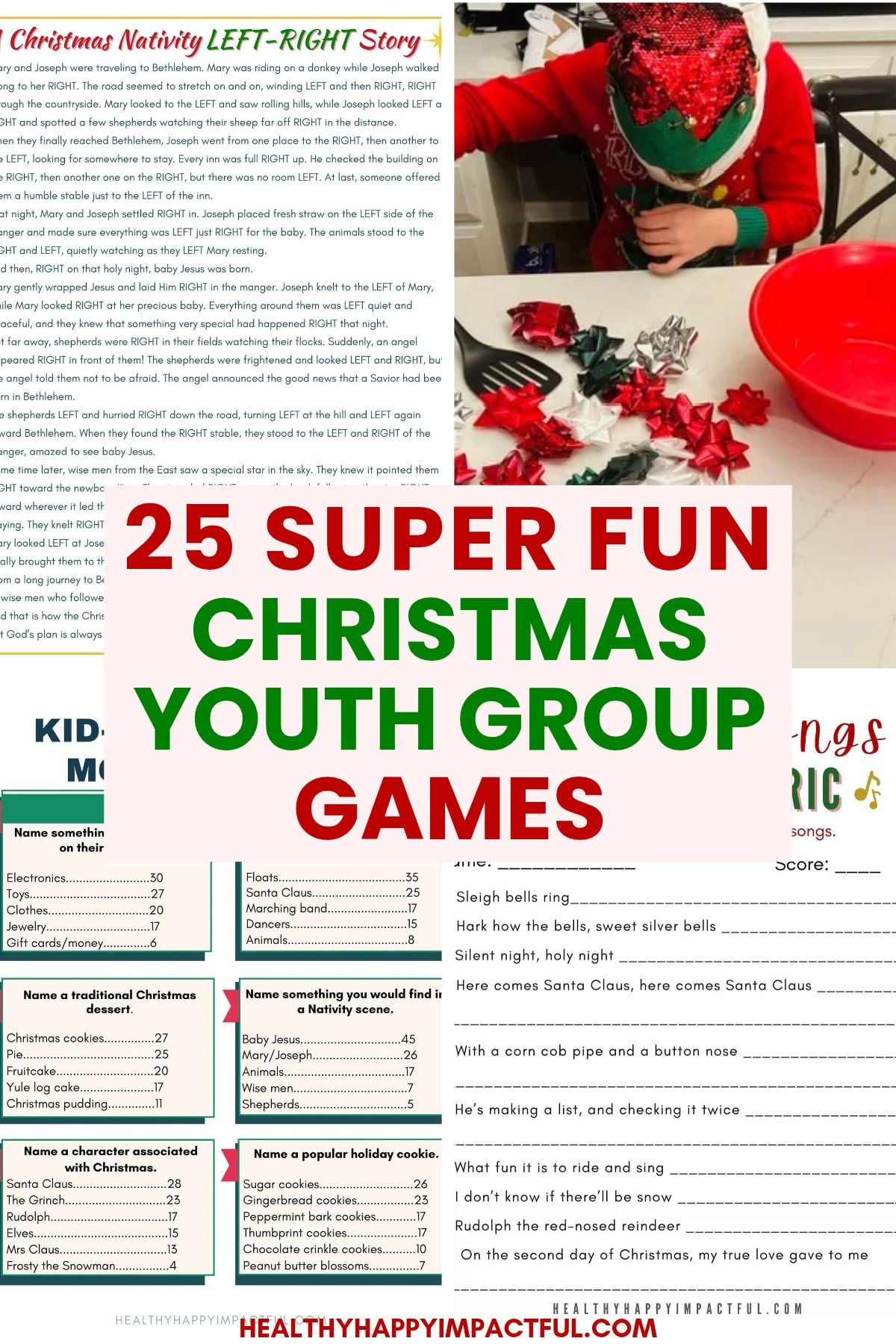 Christmas youth group party games