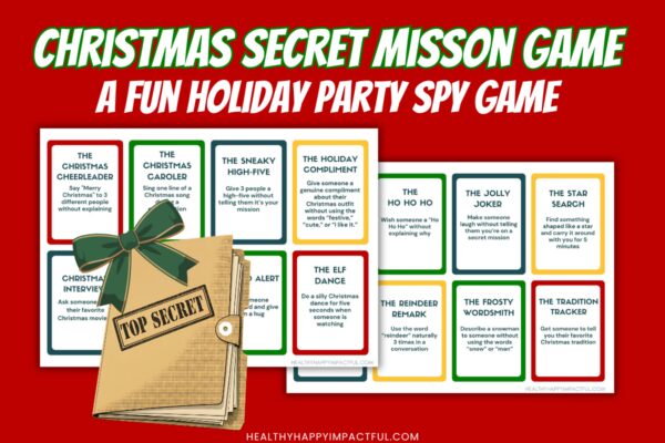 Christmas Secret Mission Christmas Game