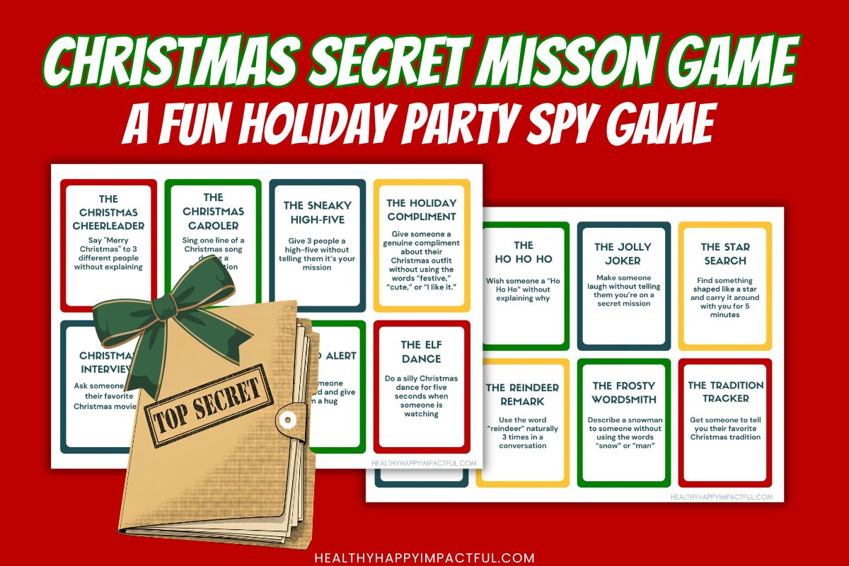 Christmas Secret Mission Christmas Game