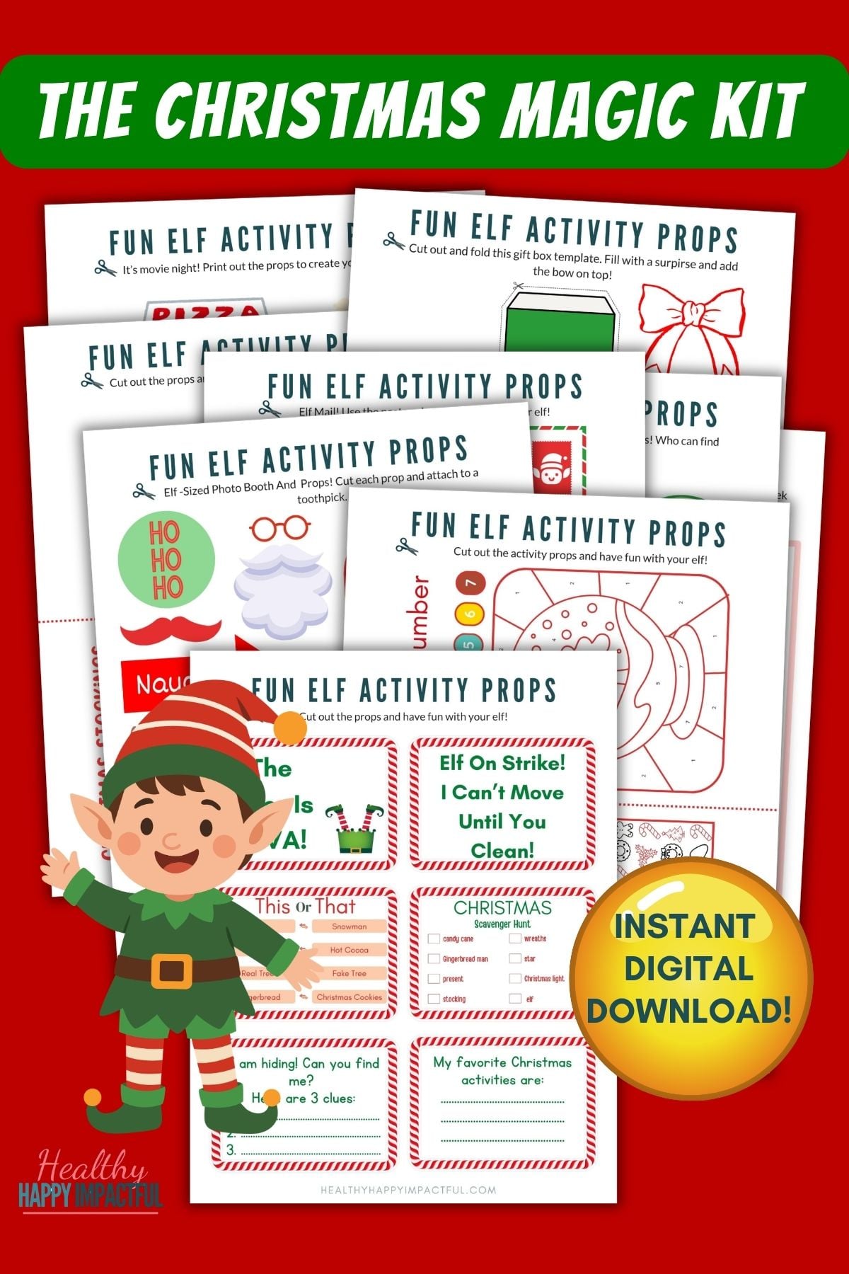 elf activities christmas magic kit