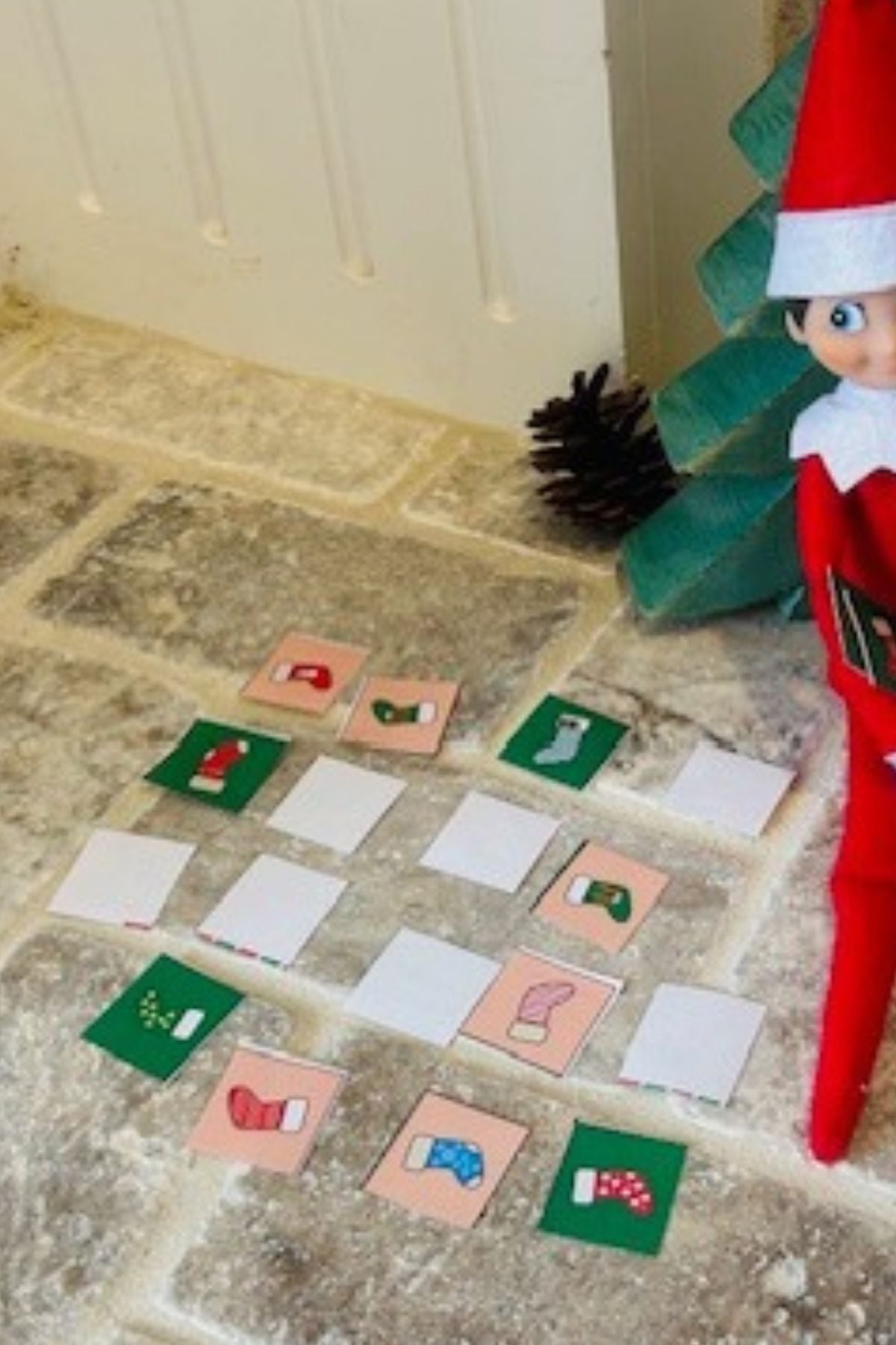 christmas elf memory game