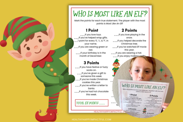 most like an elf christmas game