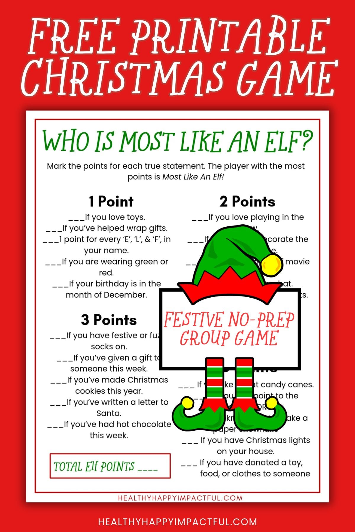 free printable christmas party printable game
