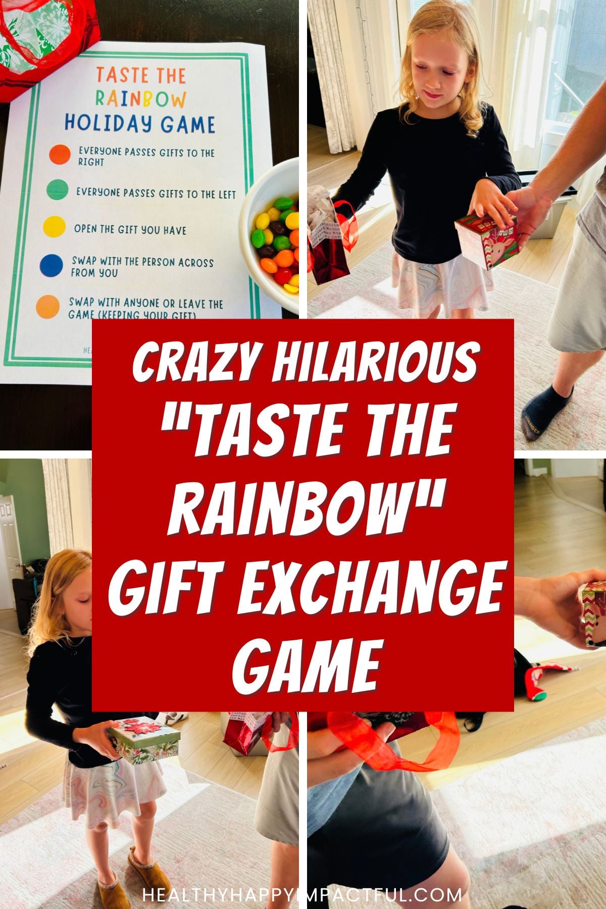 super fun holiday gift exchange game for Christmas this December