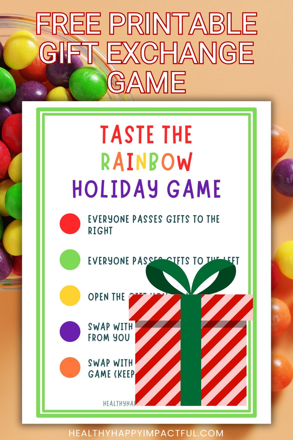 free pdf printable gift exchange game